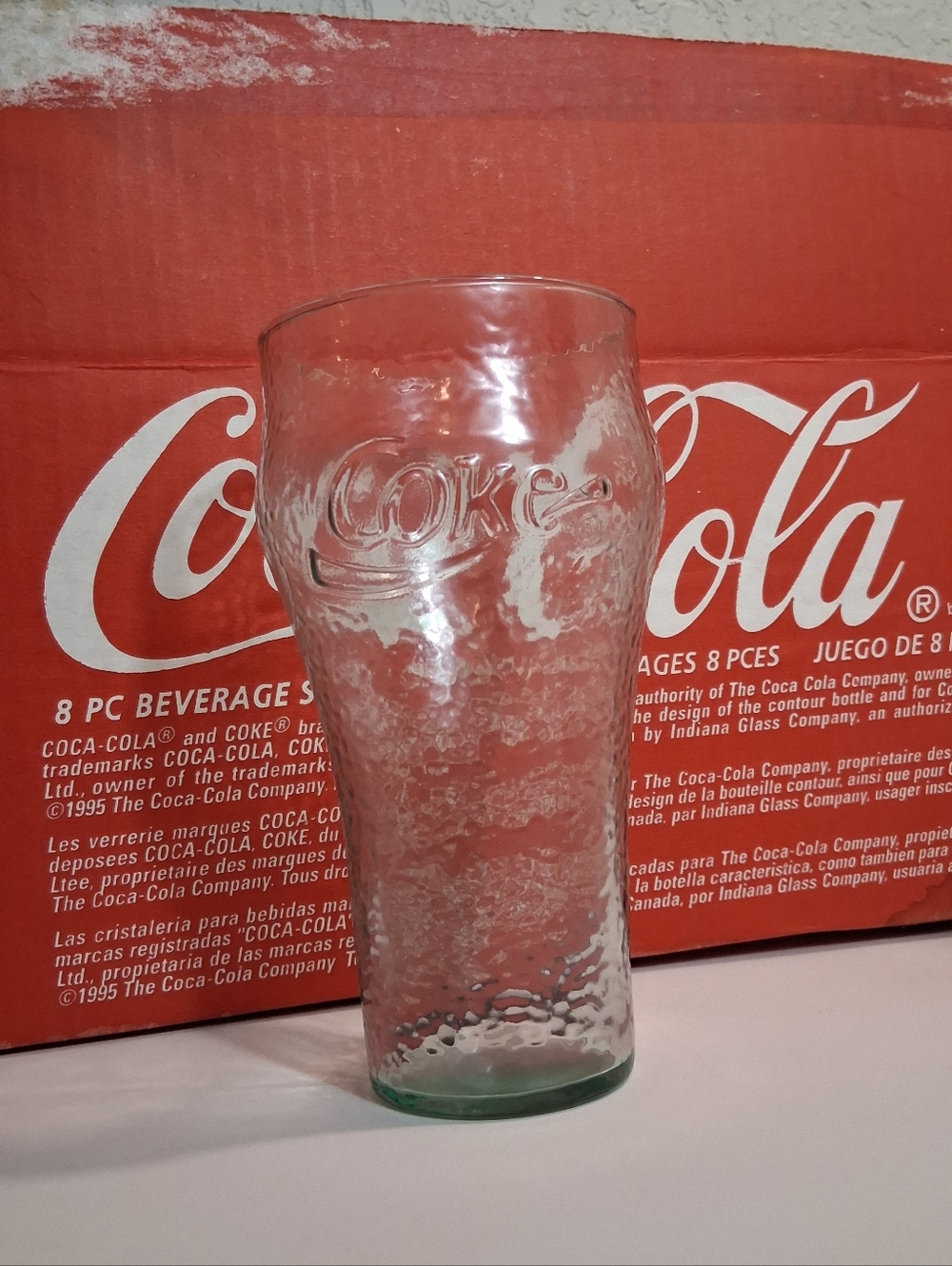 Vintage Coca-Cola | Georgia Green | Bell Soda Glass Set of 8 Retro - Picture 6 of 11
